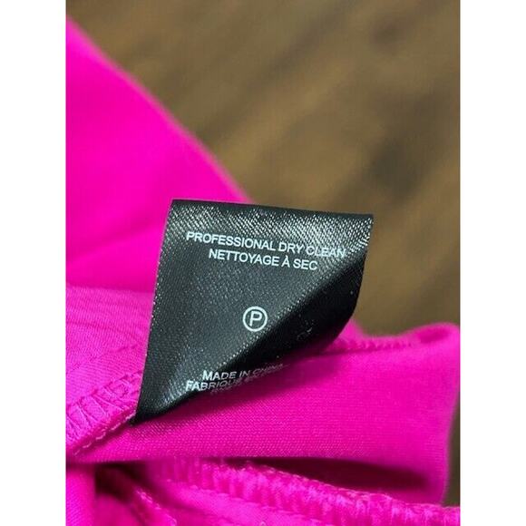 Generation Love Lucca Crepe Pants High Rise Flared Leg Retro Hot Pink Size 4 NEW - Picture 10 of 12